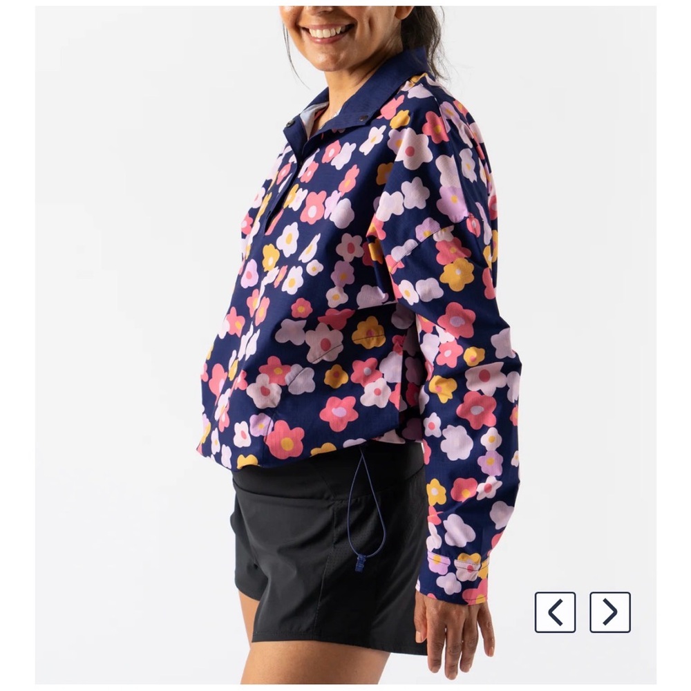 Rabbit High Country Long Sleeve Pullover w small in Every Mother Runner Floral